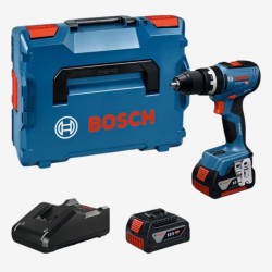 Taladro Percutor Bosch GSB 18V-65 | 2x 4.0 Ah + Cargador + L-Boxx 136