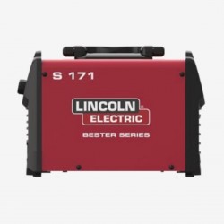 Vista lateral izquierda del modelo S171 con el logotipo Lincoln Electric y la identificación de la serie Bester