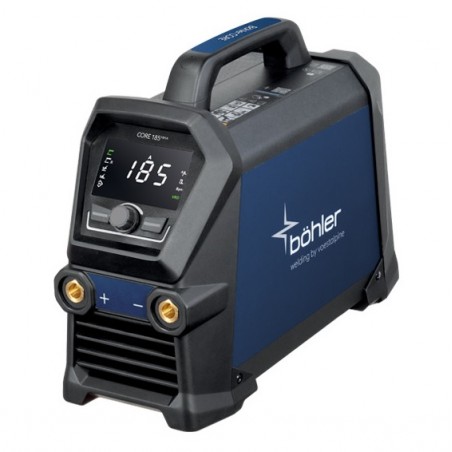 Soldadora inverter Böhler CORE 185 MMA, compacta, robusta y de alto rendimiento profesional