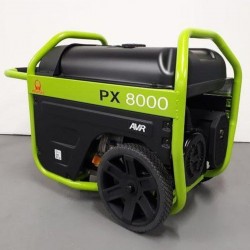 Generador Pramac PX8000 ideal para aplicaciones de obra y suministro continuo.