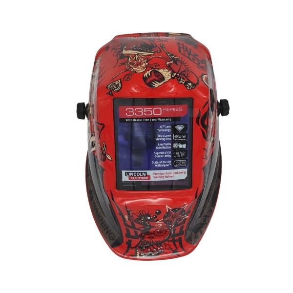 Pantalla electrónica de soldadura Lincoln Viking 3350 Mojo vista frontal