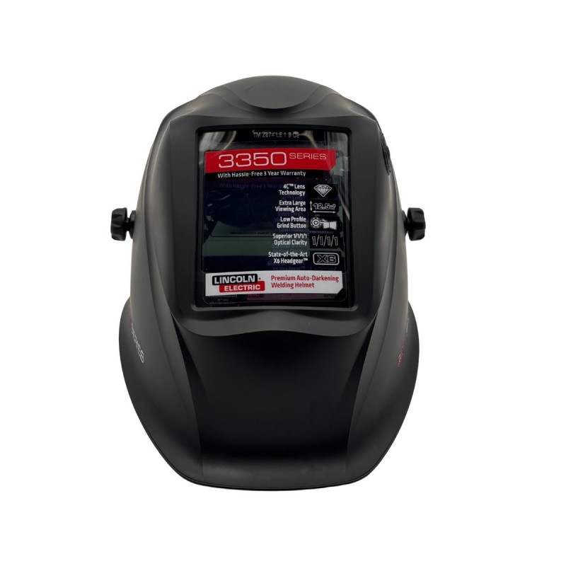 Pantalla electrónica de soldadura Lincoln Viking 3350 Black vista frontal