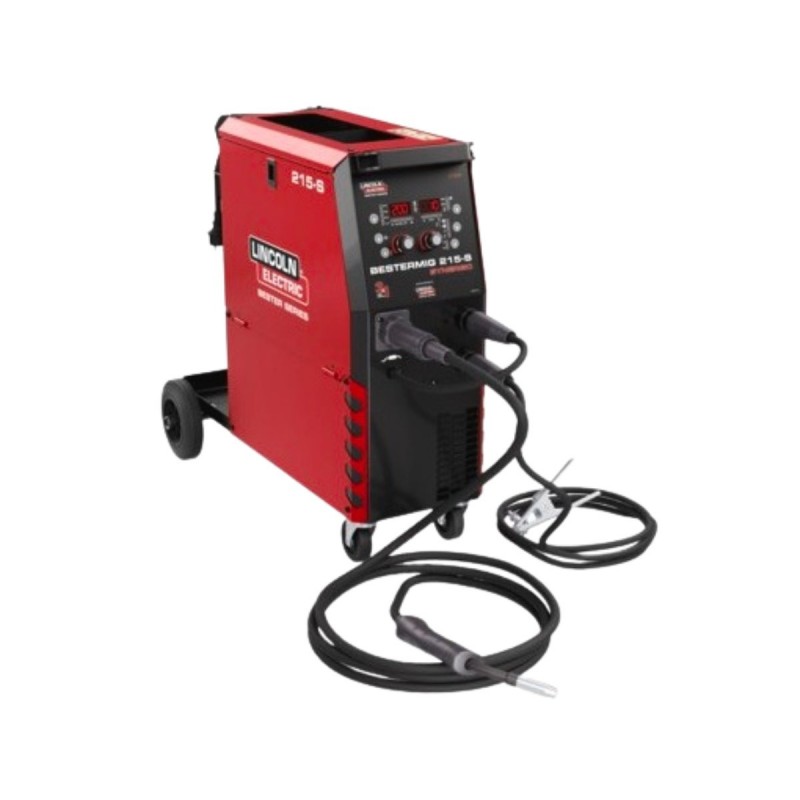 Soldadora multiproceso Lincoln BesterMig 215 S vista frontal