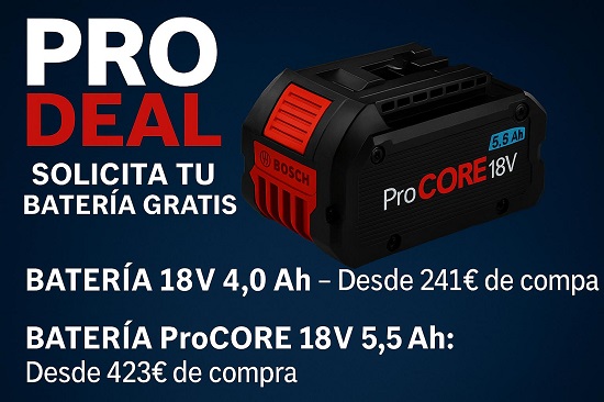 Promoción PRO DEAL Bosch
